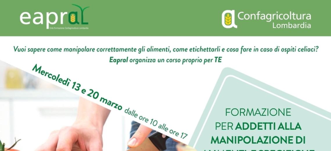 Al via il corso per gli addetti alla manipolazione di alimenti  e con un approfondimento specifico per la celiachia