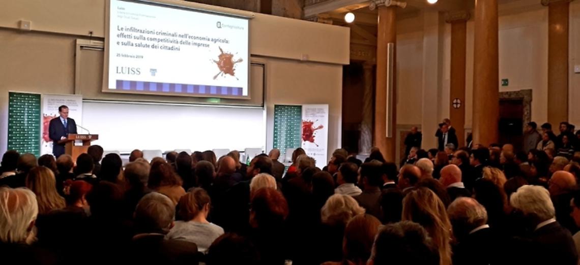 CONFAGRICOLTURA: LE INFILTRAZIONI DELLA CRIMINALITA&rsquo; ORGANIZZATA NELL&rsquo;ECONOMIA AGRICOLA