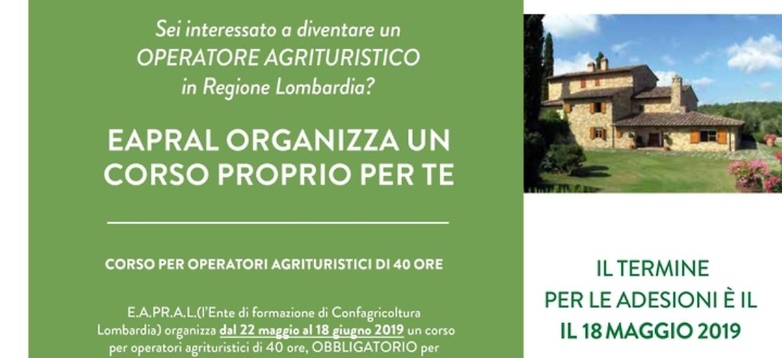 Un corso per diventare operatore agrituristico