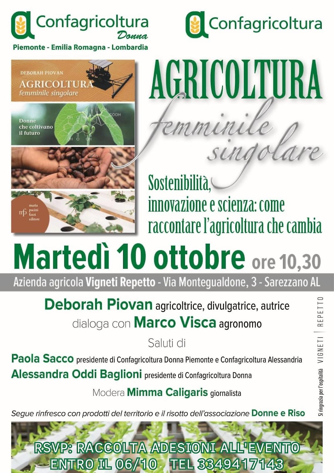 AGRICOLTURA FEMMINILE SINGOLARE