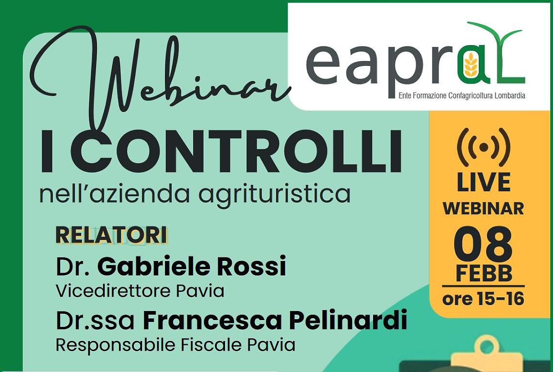 I CONTROLLI NELL' AZIENDA AGRITURISTICA