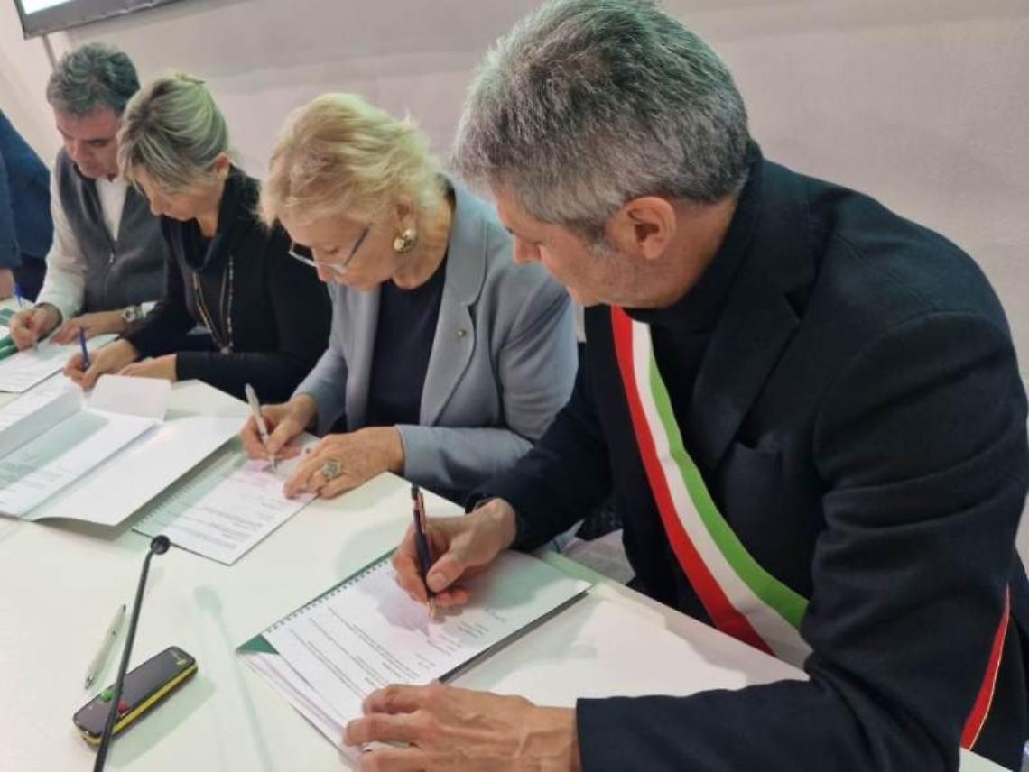 Da dx: Fracassi, Sgaravatti, Sempio e Maccazzola