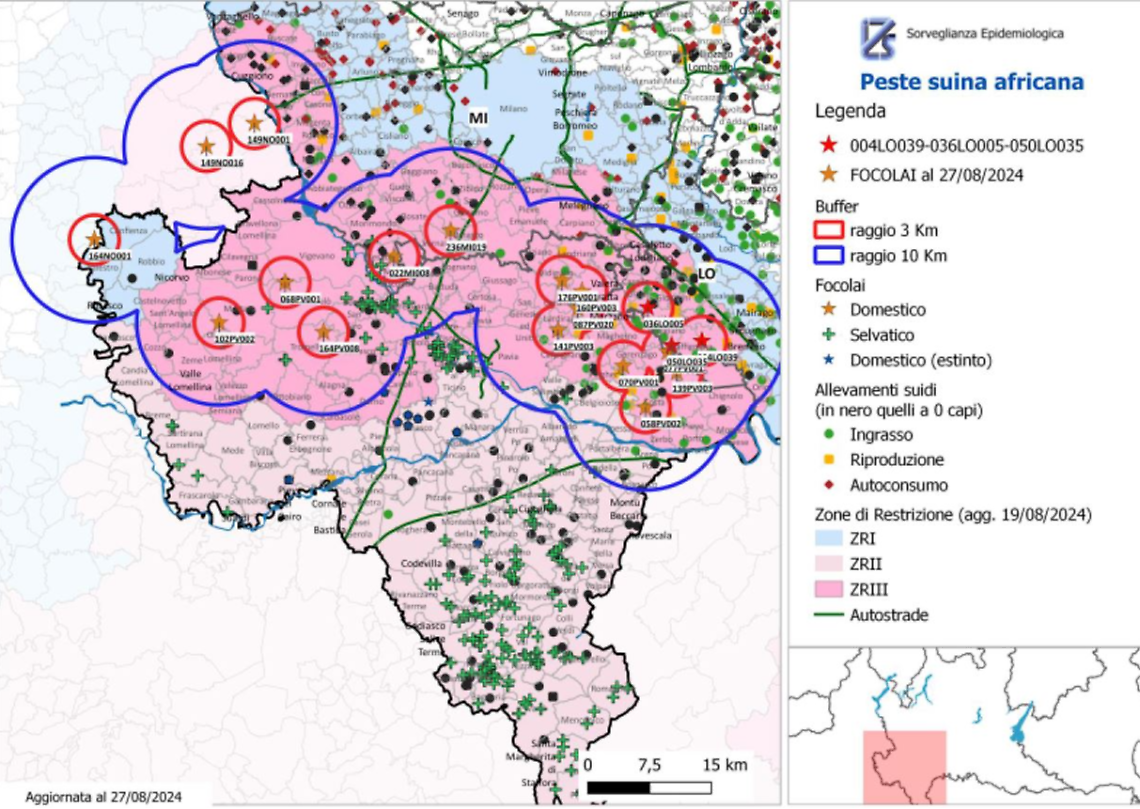 Indicazione delle zone di protezione e salvaguardia