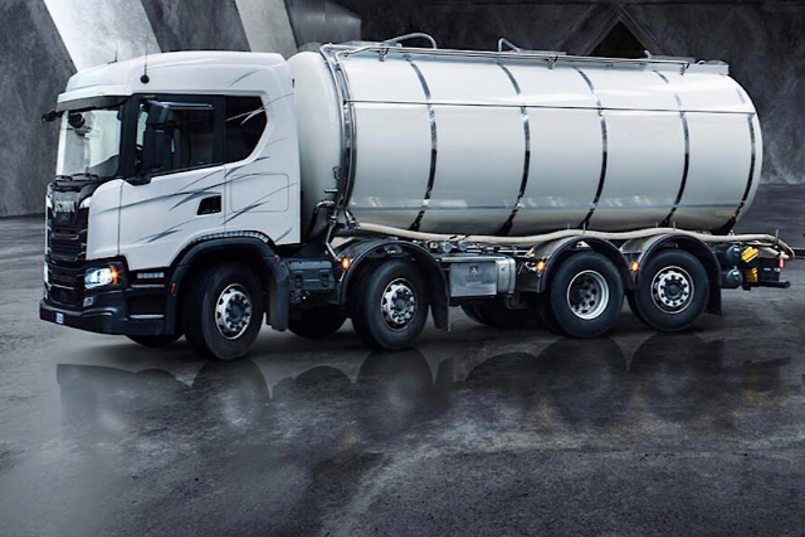 Camion per trasporto latte