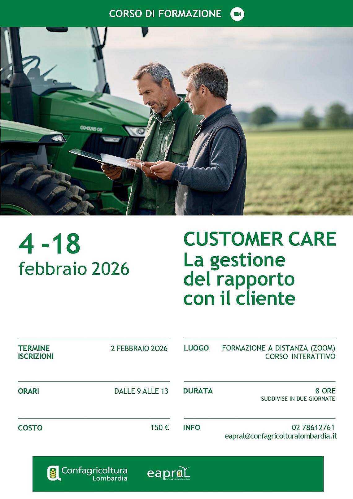 Corso Customer Care - La gestione del rapporto con il cliente