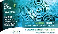 Libro Bianco del Verde: &ldquo;Acqua, Verde, Suolo. Soluzioni innovative e buone pratiche&rdquo;