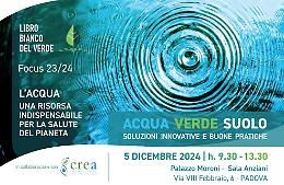 Libro Bianco del Verde: “Acqua, Verde, Suolo. Soluzioni innovative e buone pratiche”